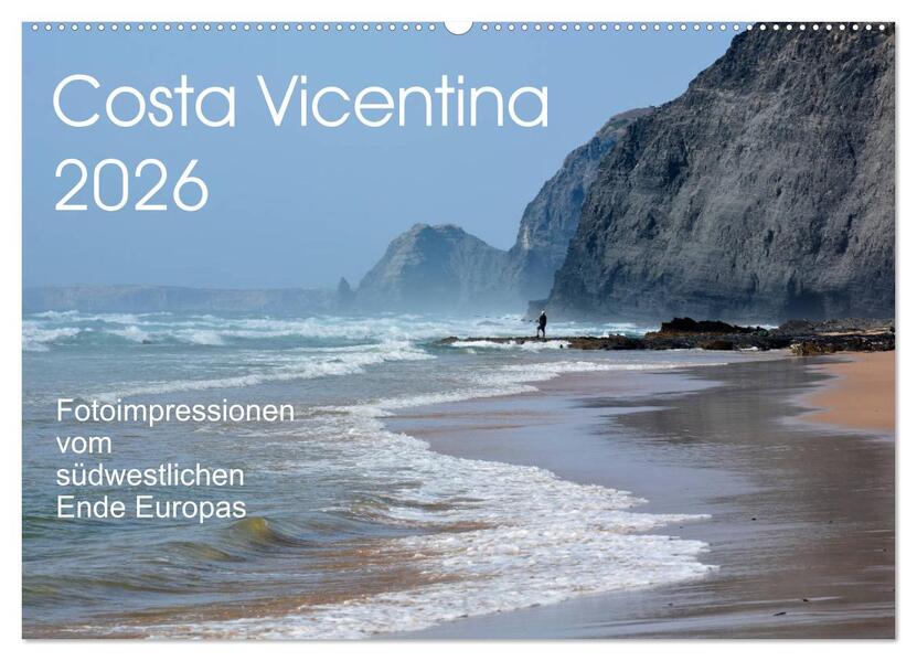 Costa Vicentina (Wandkalender 2026 DIN A2 quer) CALVENDO Monatskalender