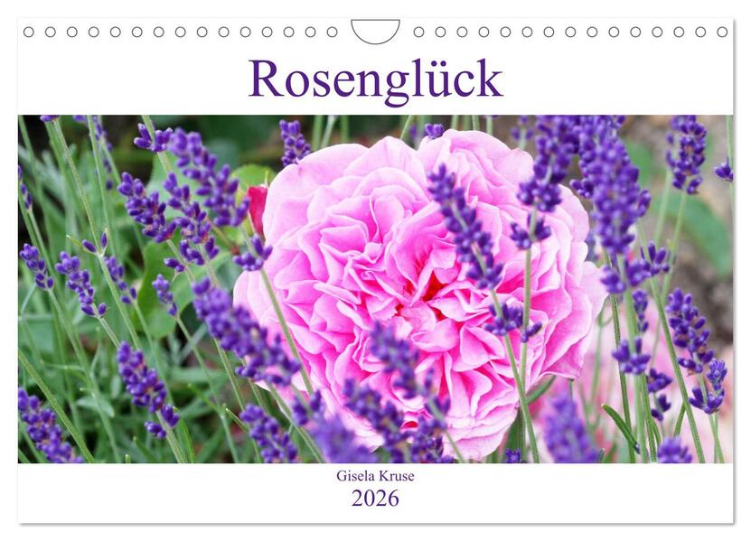 Rosenglück (Wandkalender 2026 DIN A4 quer) CALVENDO Monatskalender