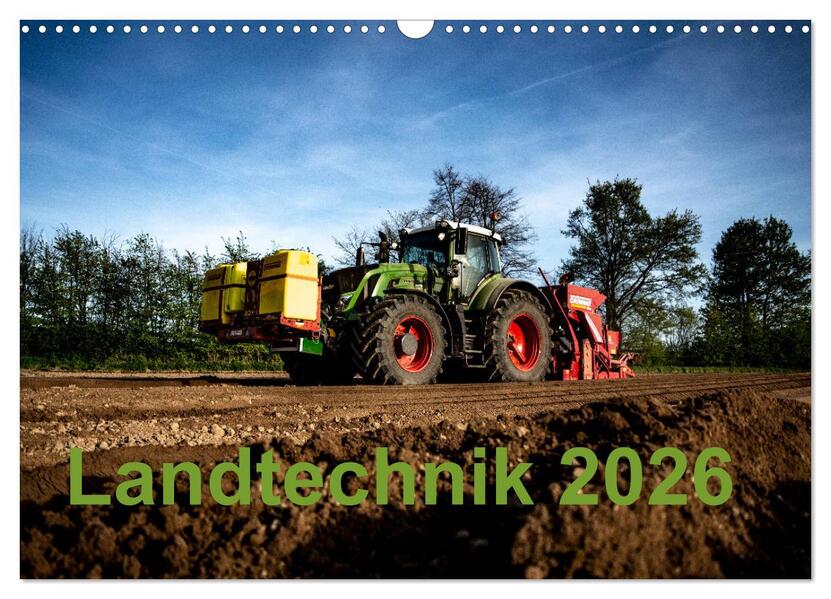 Landtechnik 2026 (Wandkalender 2026 DIN A3 quer) CALVENDO Monatskalender