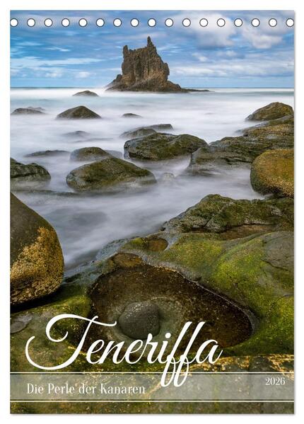 Teneriffa - Die Perle der Kanaren (Tischkalender 2026 DIN A5 hoch) CALVENDO Monatskalender