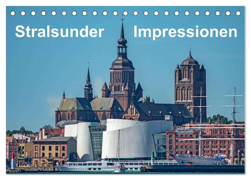 Stralsunder Impressionen (Tischkalender 2026 DIN A5 quer) CALVENDO Monatskalender