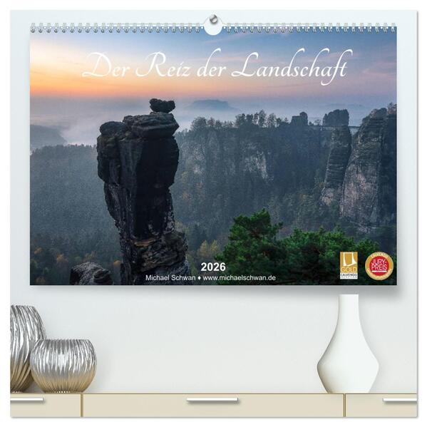 Der Reiz der Landschaft (hochwertiger Premium Wandkalender 2026 DIN A2 quer) Kunstdruck in Hochglanz
