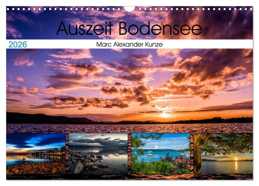 Auszeit Bodensee (Wandkalender 2026 DIN A3 quer) CALVENDO Monatskalender