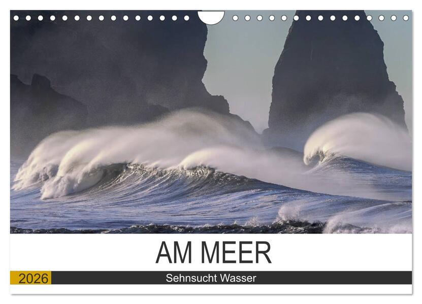 Am Meer. Sehnsucht Wasser (Wandkalender 2026 DIN A4 quer) CALVENDO Monatskalender