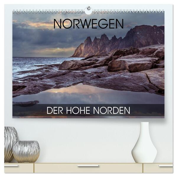 Norwegen - der hohe Norden (hochwertiger Premium Wandkalender 2026 DIN A2 quer) Kunstdruck in Hochglanz