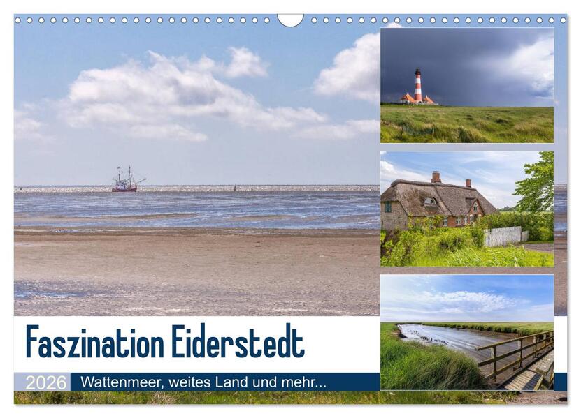 Faszination Eiderstedt (Wandkalender 2026 DIN A3 quer) CALVENDO Monatskalender