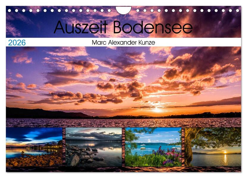 Auszeit Bodensee (Wandkalender 2026 DIN A4 quer) CALVENDO Monatskalender