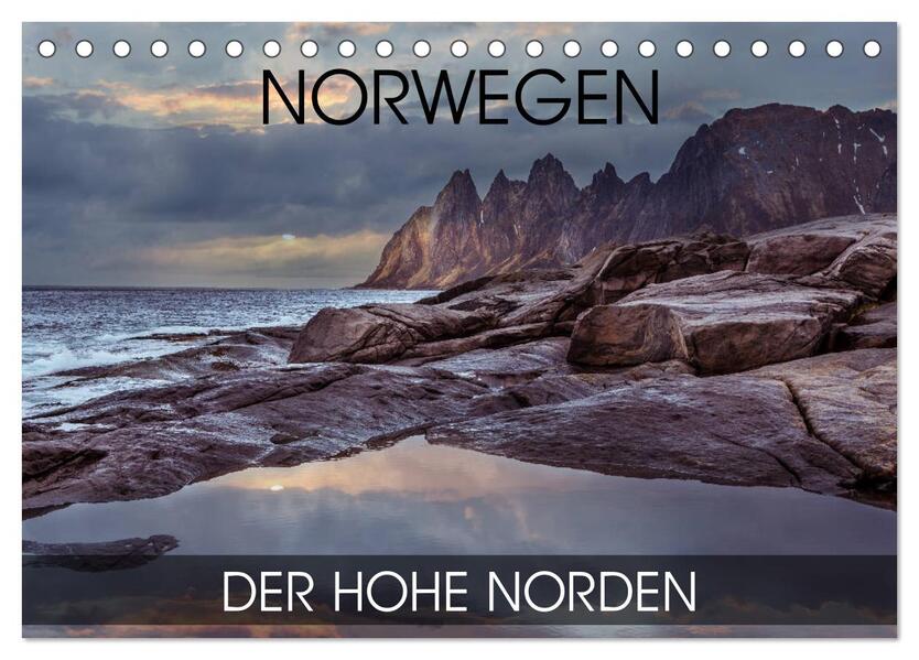 Norwegen - der hohe Norden (Tischkalender 2026 DIN A5 quer) CALVENDO Monatskalender