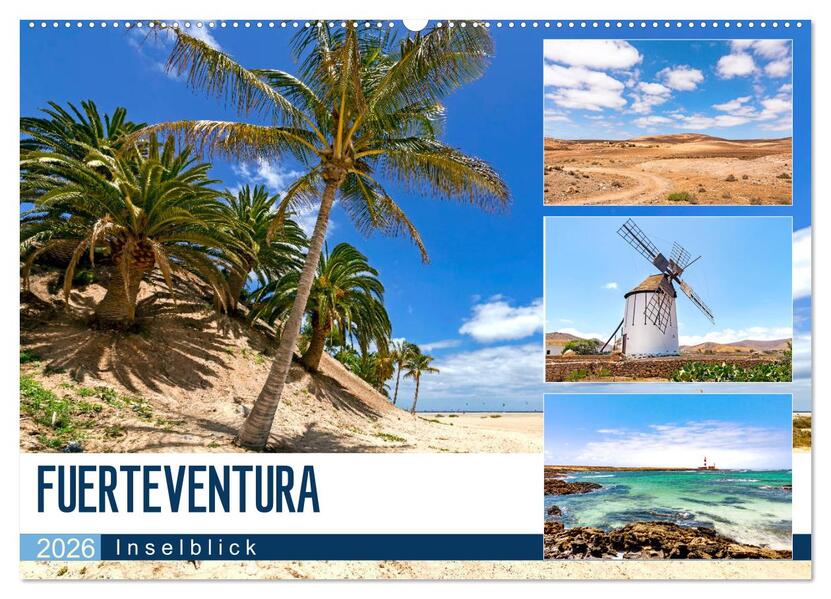 FUERTEVENTURA - Inselblick (Wandkalender 2026 DIN A2 quer) CALVENDO Monatskalender