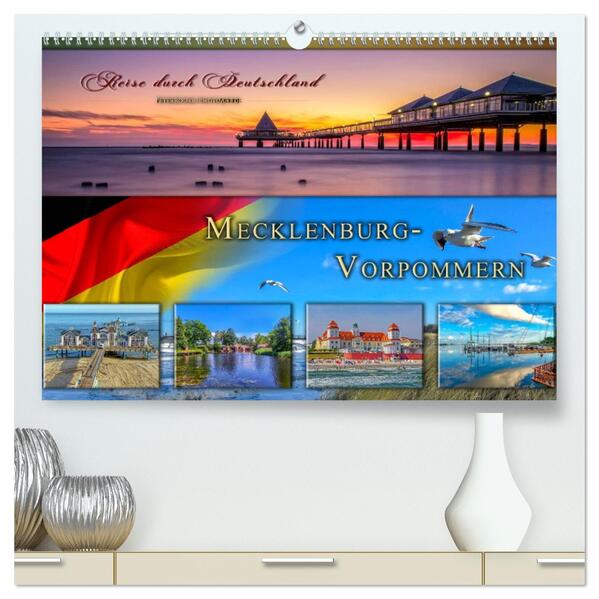 Reise durch Deutschland - Mecklenburg-Vorpommern (hochwertiger Premium Wandkalender 2026 DIN A2 quer) Kunstdruck in Hochglanz