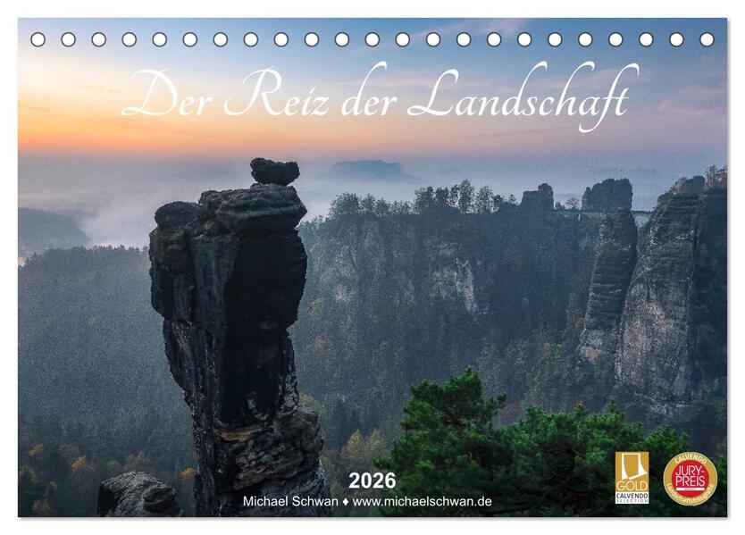 Der Reiz der Landschaft (Tischkalender 2026 DIN A5 quer) CALVENDO Monatskalender