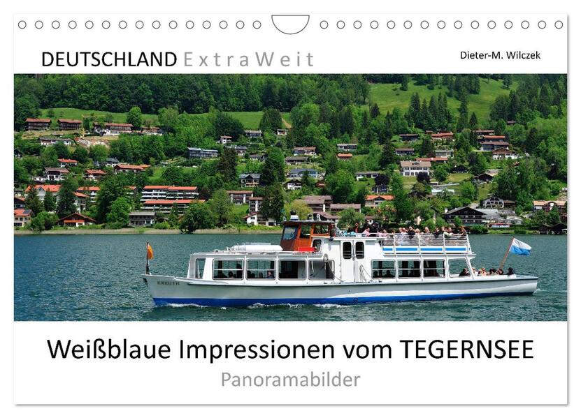 Weißblaue Impressionen vom Tegernsee (Wandkalender 2026 DIN A4 quer) CALVENDO Monatskalender