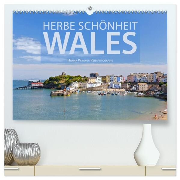 Herbe Schönheit Wales (hochwertiger Premium Wandkalender 2026 DIN A2 quer) Kunstdruck in Hochglanz
