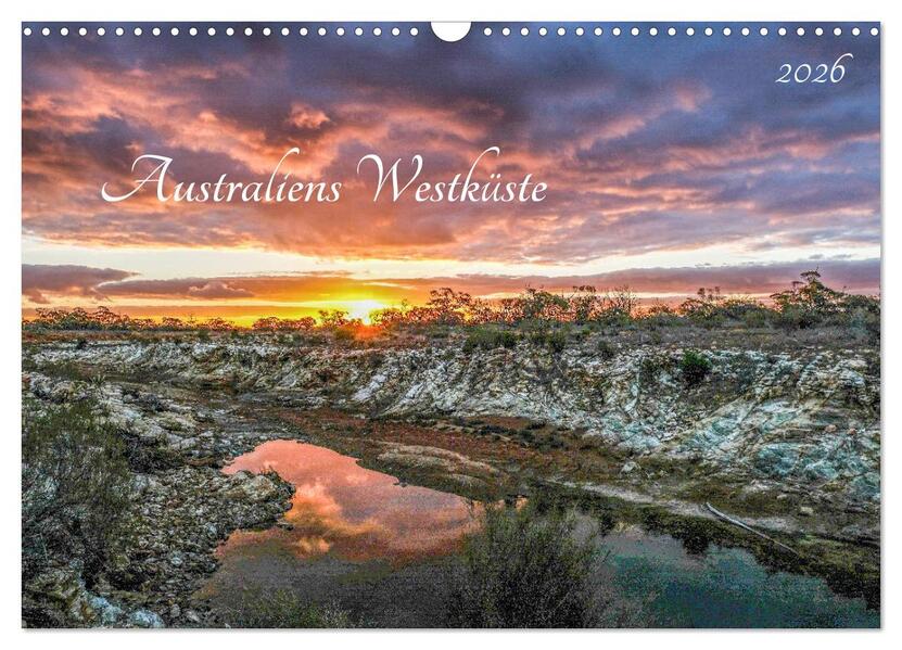 Australiens Westküste (Wandkalender 2026 DIN A3 quer) CALVENDO Monatskalender