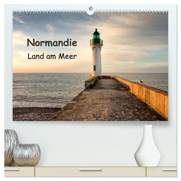 Normandie - Land am Meer (hochwertiger Premium Wandkalender 2026 DIN A2 quer) Kunstdruck in Hochglanz