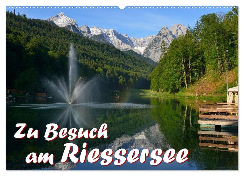 Zu Besuch am Riessersee (Wandkalender 2026 DIN A2 quer) CALVENDO Monatskalender