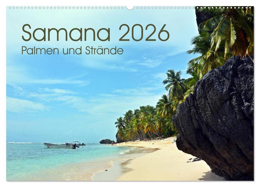 Samana - Palmen und Strände (Wandkalender 2026 DIN A2 quer) CALVENDO Monatskalender