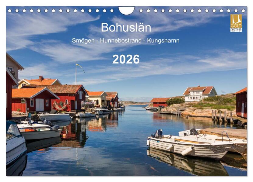 Bohuslän. Smögen - Hunnebostrand - Kungshamn (Wandkalender 2026 DIN A4 quer) CALVENDO Monatskalender