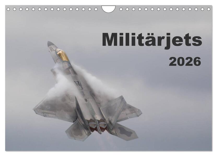 Militärjets (Wandkalender 2026 DIN A4 quer) CALVENDO Monatskalender