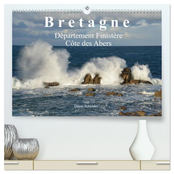 Bretagne. Département Finistère - Côte des Abers (hochwertiger Premium Wandkalender 2026 DIN A2 quer) Kunstdruck in Hochglanz
