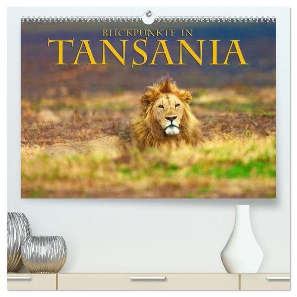 Blickpunkte Tansanias (hochwertiger Premium Wandkalender 2026 DIN A2 quer) Kunstdruck in Hochglanz