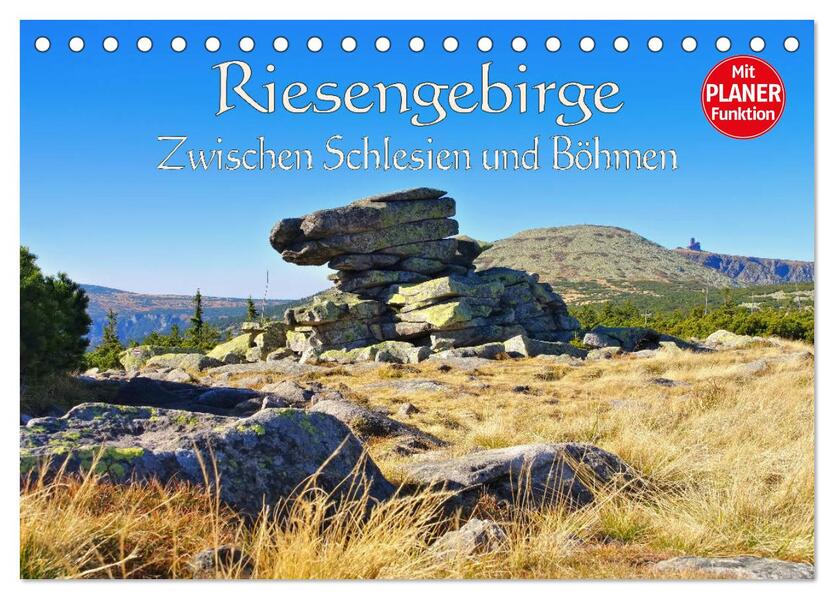 Riesengebirge - Zwischen Schlesien und Böhmen (Tischkalender 2026 DIN A5 quer) CALVENDO Monatskalender