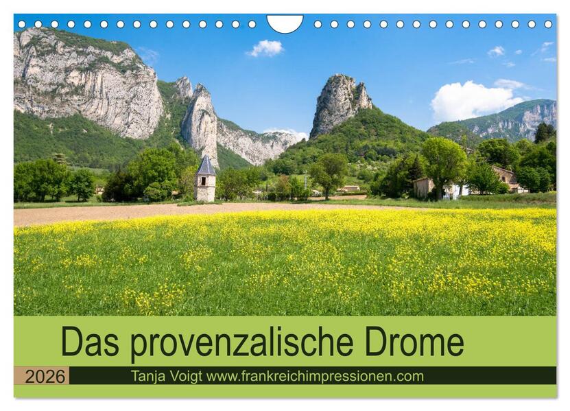 Provenzalisches Drome (Wandkalender 2026 DIN A4 quer) CALVENDO Monatskalender