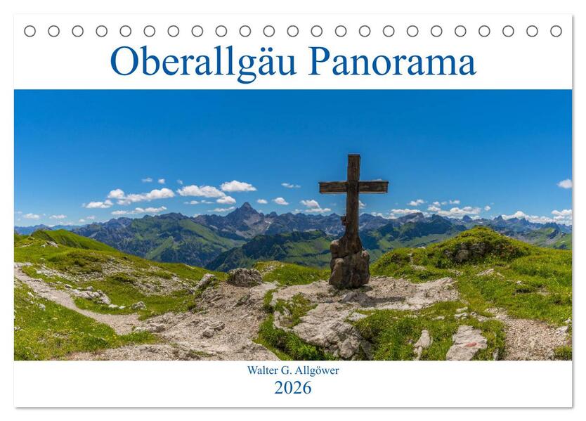 Oberallgäu Panorama (Tischkalender 2026 DIN A5 quer) CALVENDO Monatskalender