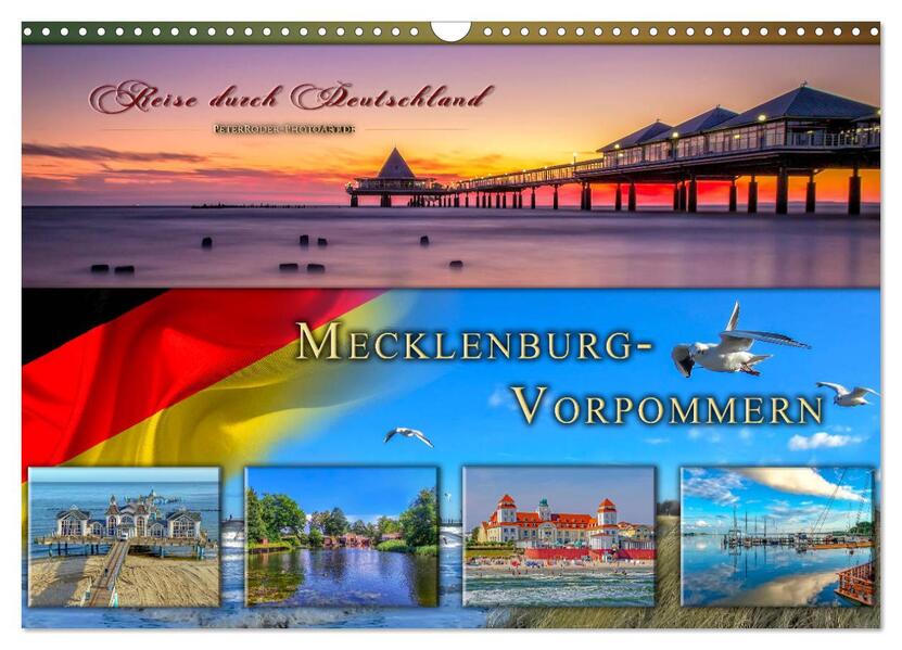 Reise durch Deutschland - Mecklenburg-Vorpommern (Wandkalender 2026 DIN A3 quer) CALVENDO Monatskalender