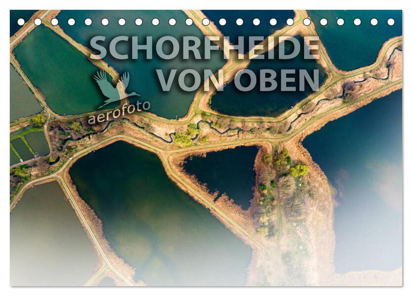 Schorfheide von oben (Tischkalender 2026 DIN A5 quer) CALVENDO Monatskalender