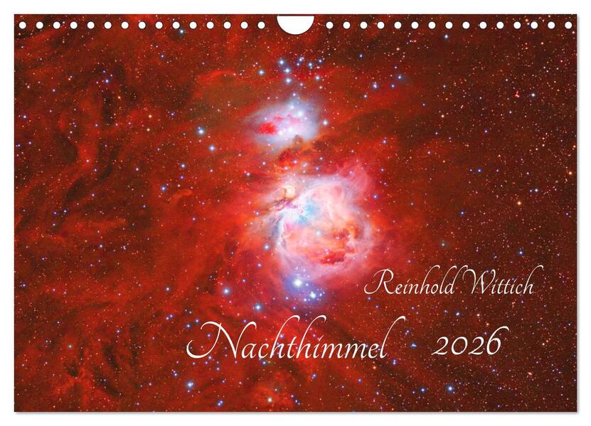 Nachthimmel (Wandkalender 2026 DIN A4 quer) CALVENDO Monatskalender