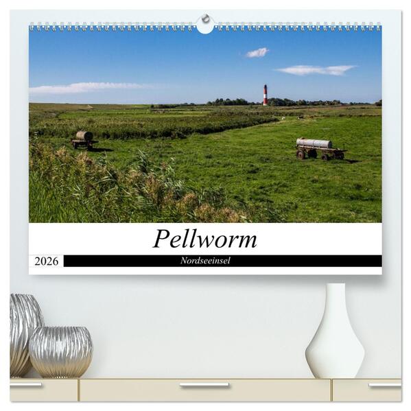 Nordseeinsel Pellworm 2026 (hochwertiger Premium Wandkalender 2026 DIN A2 quer) Kunstdruck in Hochglanz