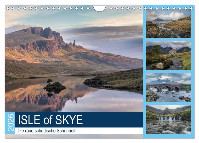 Isle of Skye die raue schottische Schönheit (Wandkalender 2026 DIN A4 quer) CALVENDO Monatskalender
