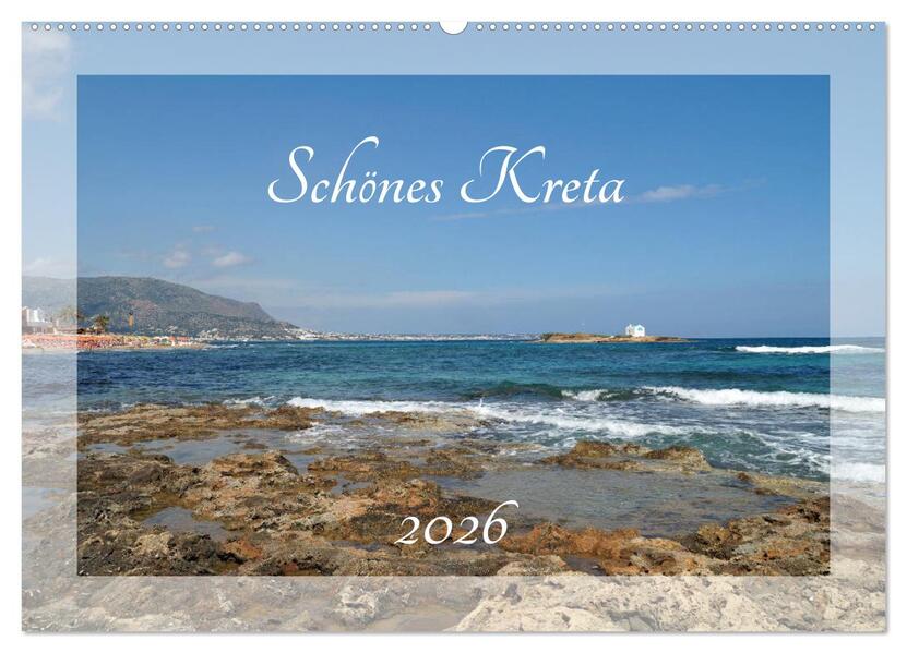 Schönes Kreta (Wandkalender 2026 DIN A2 quer) CALVENDO Monatskalender