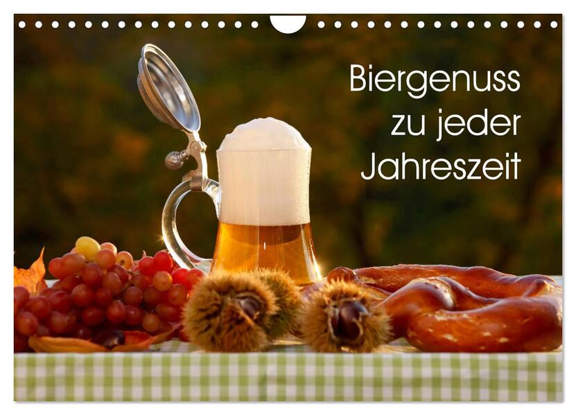Biergenuss zu jeder Jahreszeit (Wandkalender 2026 DIN A4 quer) CALVENDO Monatskalender