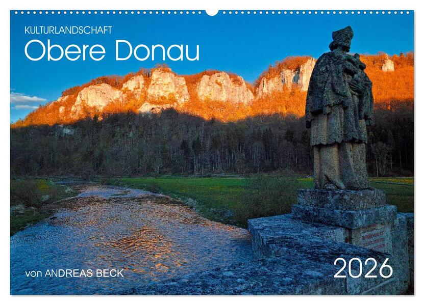 Kulturlandschaft Obere Donau (Wandkalender 2026 DIN A2 quer) CALVENDO Monatskalender