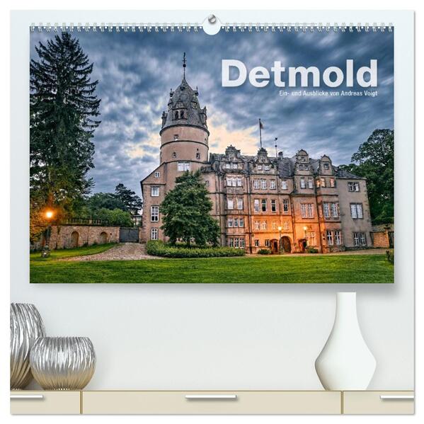 Detmold - Ein- und Ausblicke von Andreas Voigt (hochwertiger Premium Wandkalender 2026 DIN A2 quer) Kunstdruck in Hochglanz