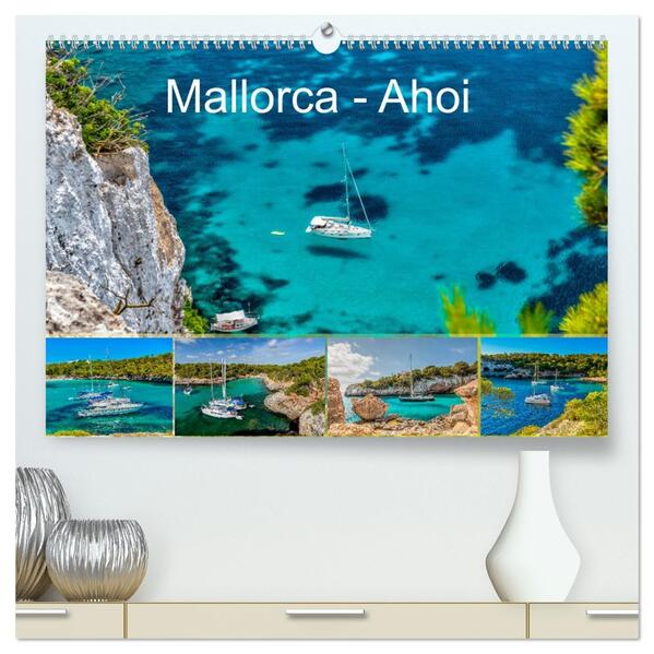 Mallorca - Ahoi (hochwertiger Premium Wandkalender 2026 DIN A2 quer) Kunstdruck in Hochglanz