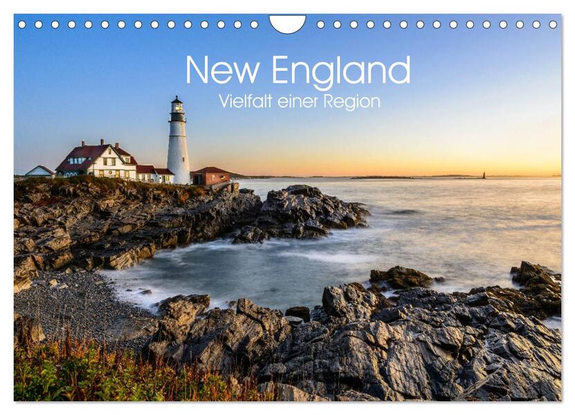 New England - Vielfalt einer Region (Wandkalender 2026 DIN A4 quer) CALVENDO Monatskalender