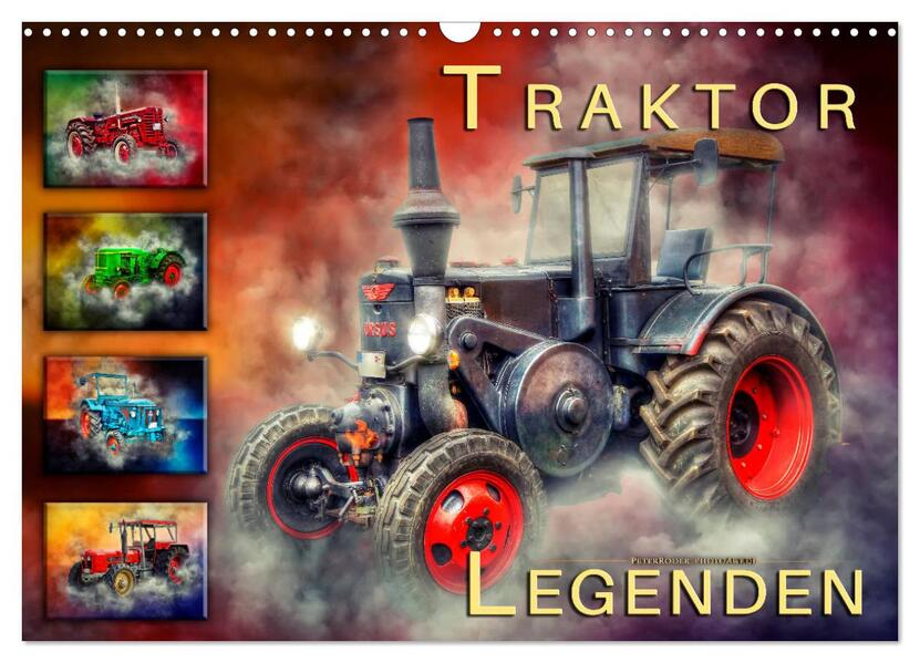 Traktor Legenden (Wandkalender 2026 DIN A3 quer) CALVENDO Monatskalender