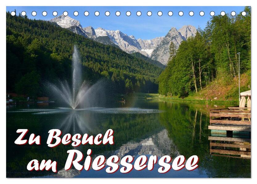 Zu Besuch am Riessersee (Tischkalender 2026 DIN A5 quer) CALVENDO Monatskalender