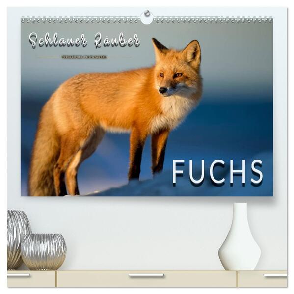 Fuchs - schlauer Räuber (hochwertiger Premium Wandkalender 2026 DIN A2 quer) Kunstdruck in Hochglanz