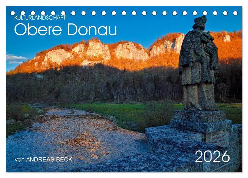Kulturlandschaft Obere Donau (Tischkalender 2026 DIN A5 quer) CALVENDO Monatskalender