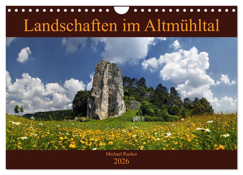Landschaften im Altmühltal (Wandkalender 2026 DIN A4 quer) CALVENDO Monatskalender