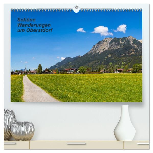 Schöne Wanderungen um Oberstdorf (hochwertiger Premium Wandkalender 2026 DIN A2 quer) Kunstdruck in Hochglanz