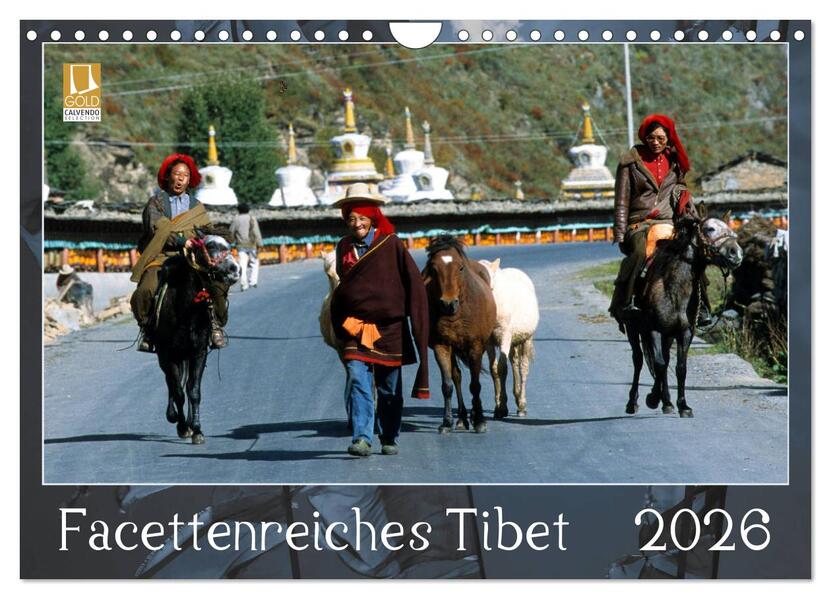 Facettenreiches Tibet (Wandkalender 2026 DIN A4 quer) CALVENDO Monatskalender