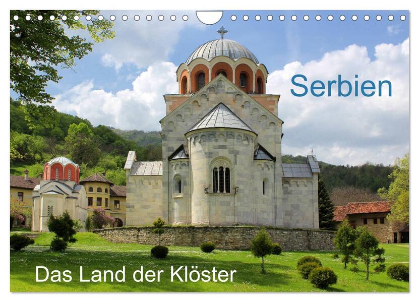 Serbien - Das Land der Klöster (Wandkalender 2026 DIN A4 quer) CALVENDO Monatskalender