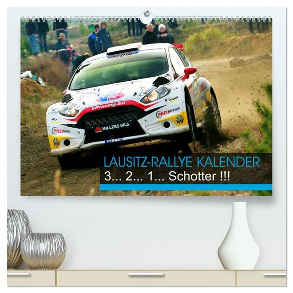 Lausitz-Rallye Kalender (hochwertiger Premium Wandkalender 2026 DIN A2 quer) Kunstdruck in Hochglanz