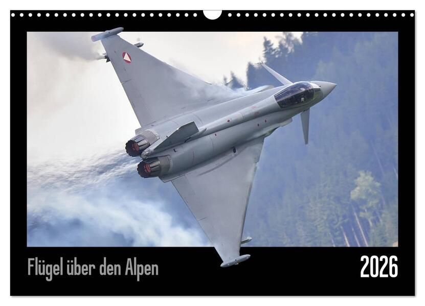 Flügel über den Alpen (Wandkalender 2026 DIN A3 quer) CALVENDO Monatskalender