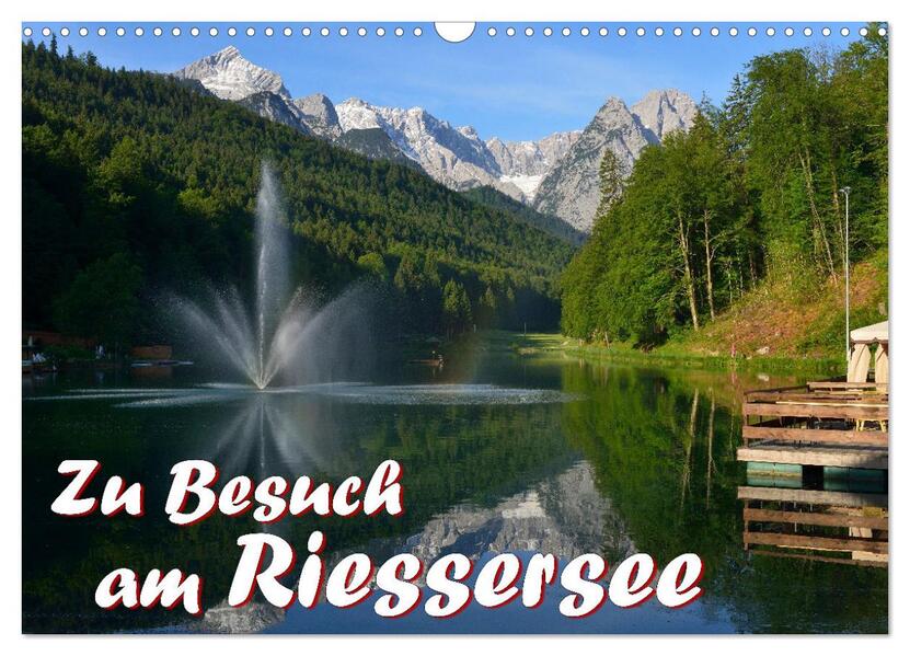 Zu Besuch am Riessersee (Wandkalender 2026 DIN A3 quer) CALVENDO Monatskalender